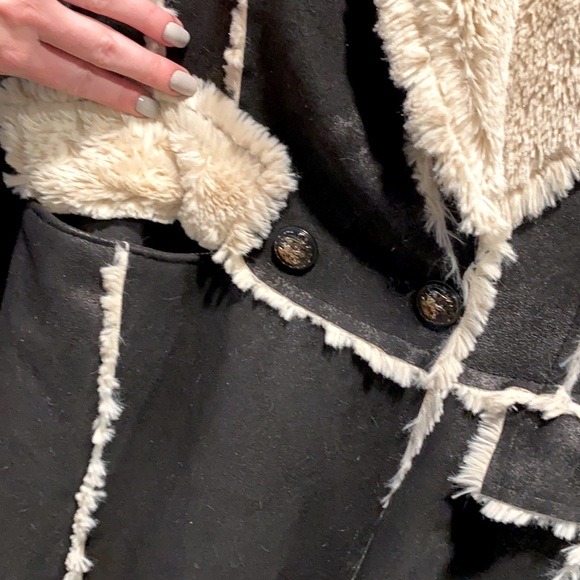 OOAK Vegan Shearling Coat - Picture 10 of 11